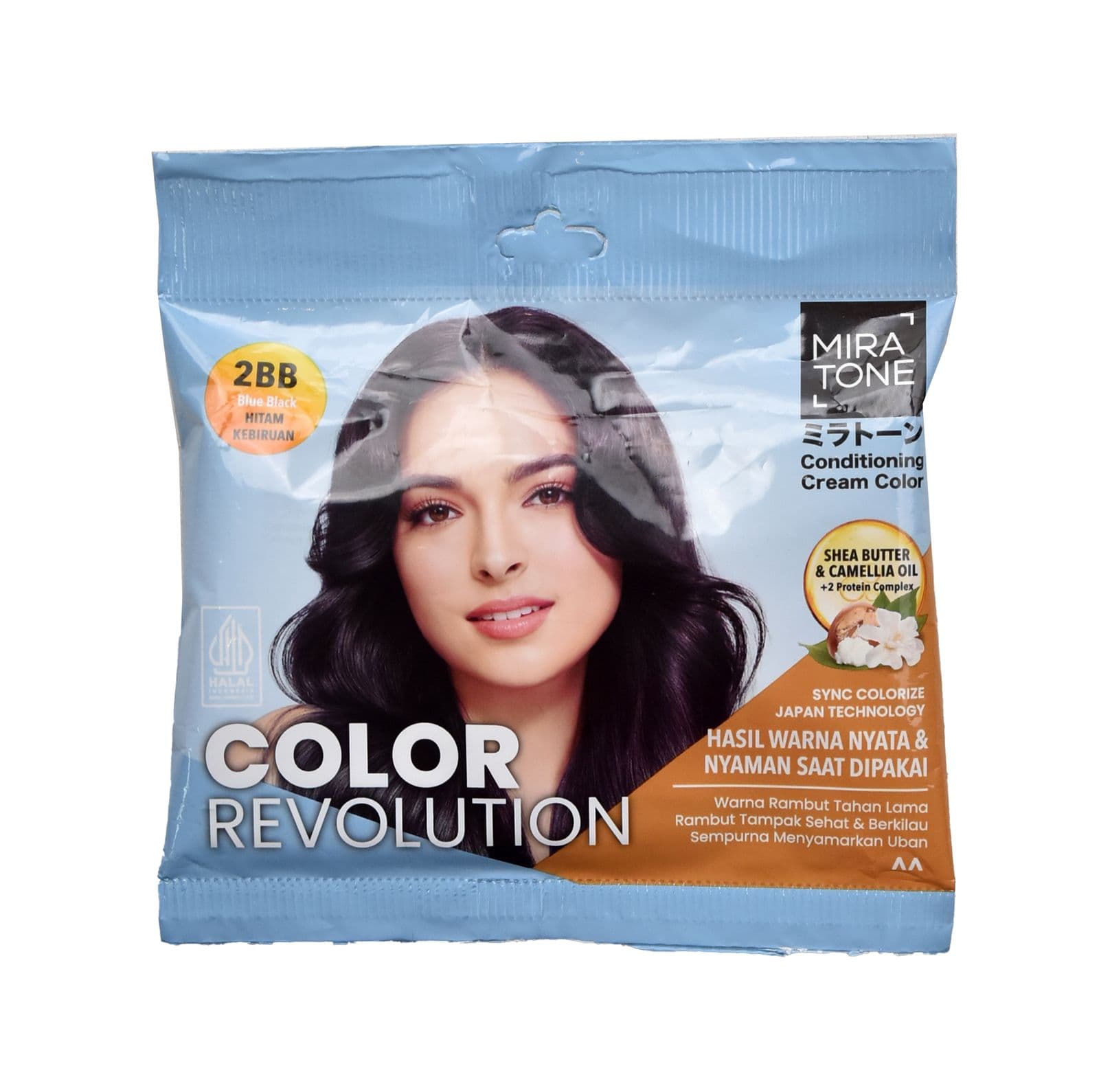 Miratone Conditioning Cream Color 2BB Blue Balck 16 gr x 24 ml – 1