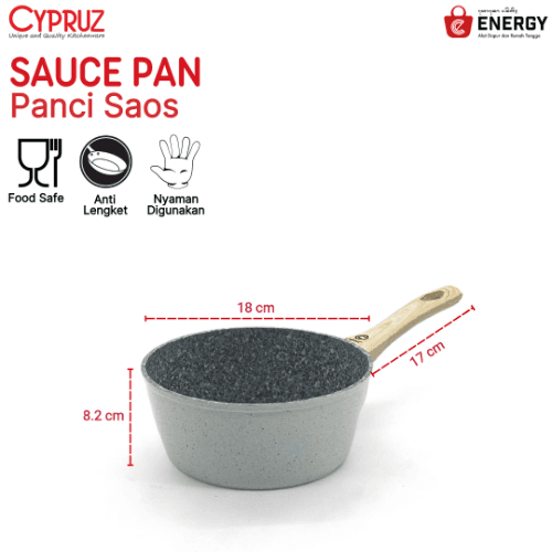 Cypruz Panci Saus Fatale Hijau 18 cm – 1