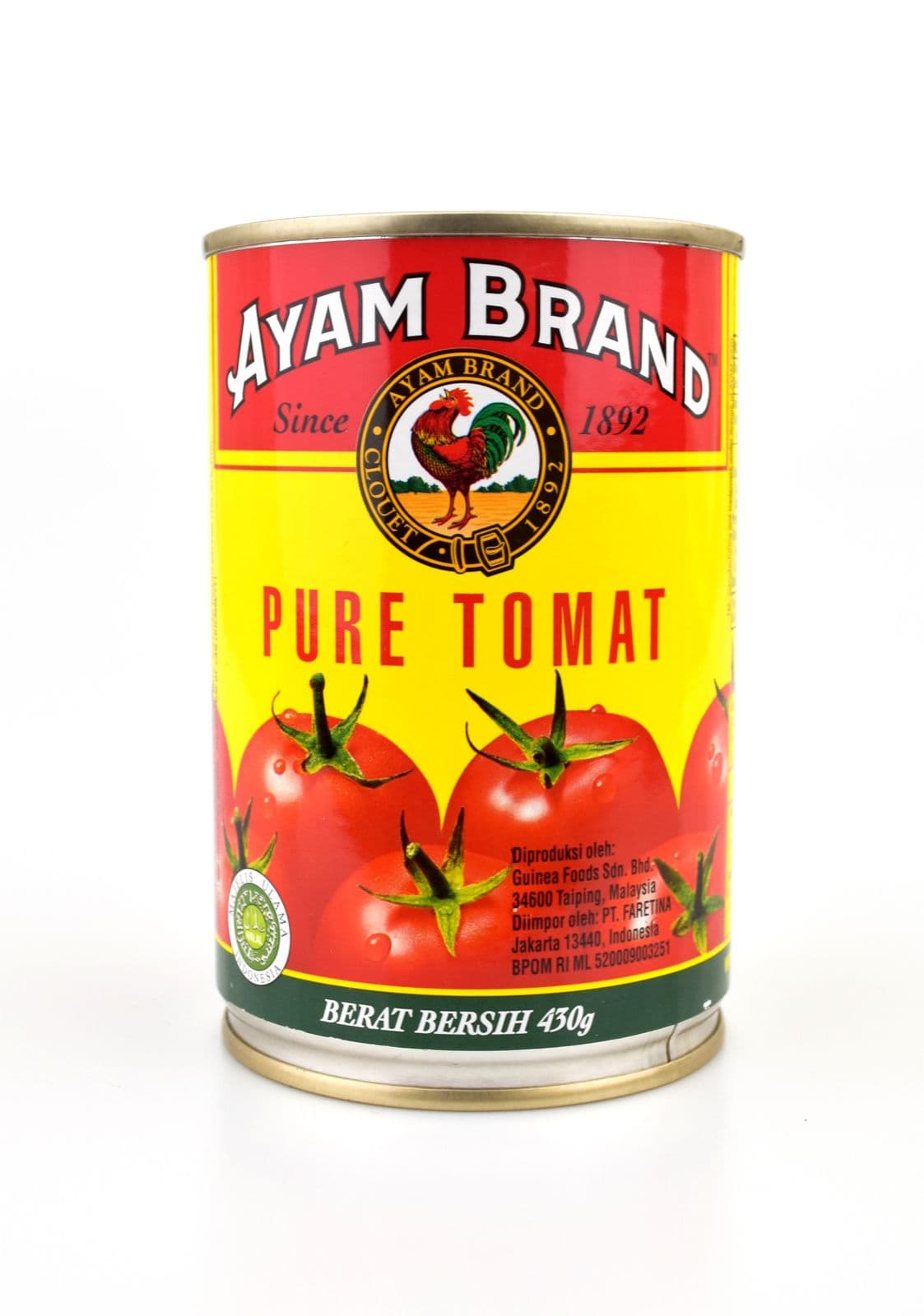 Ayam Brand Pure Tomat Tall 430 gr – 1