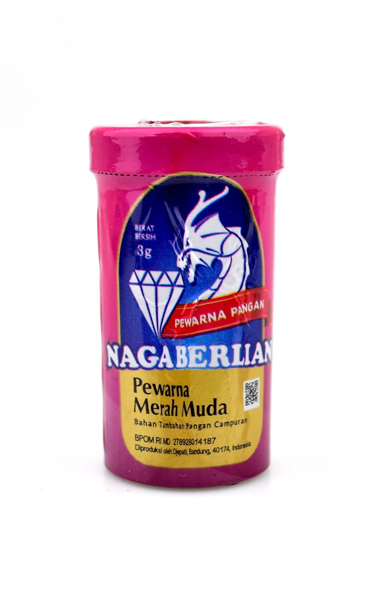 Naga Berlian Pewarna Merah Muda 3 gr – 1