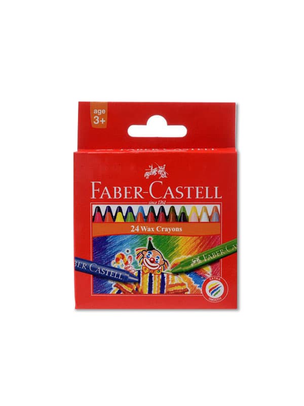 Faber Castel Krayon Lilin 75 mm 24 Warna – 1