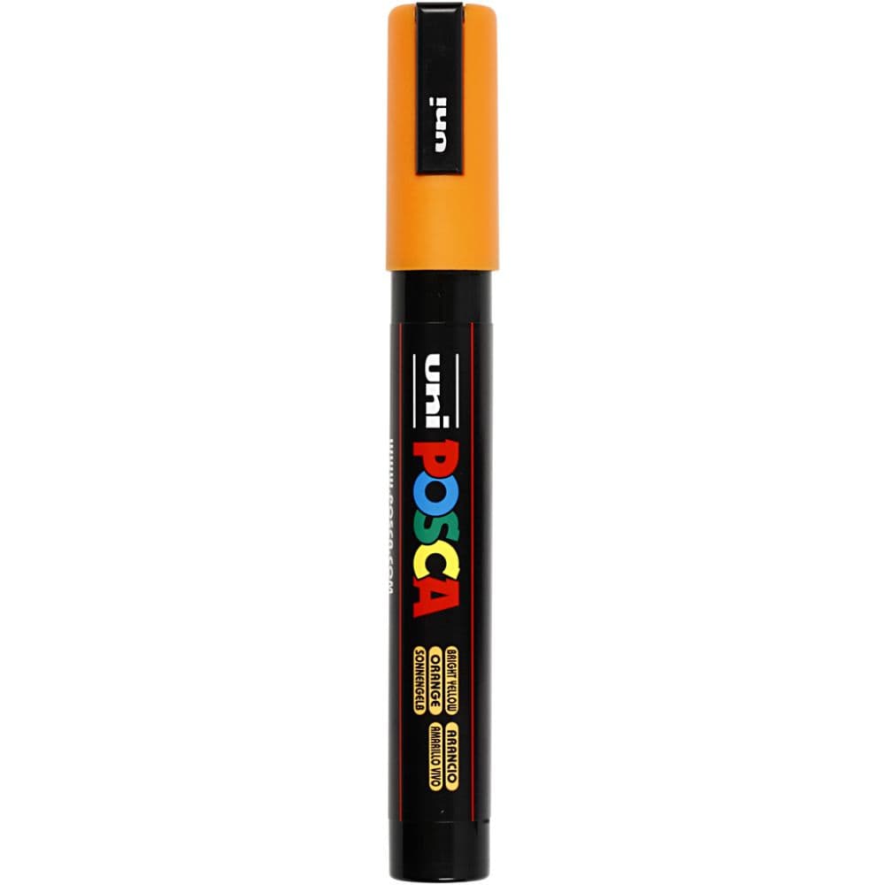 Uni Posca Medium PC-5 m Kuning Cerah – 1