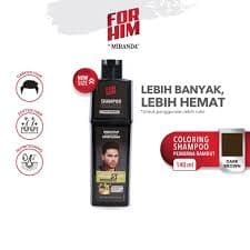 For Him Color Shampoo Dark Brown Botol 140 ml – 1