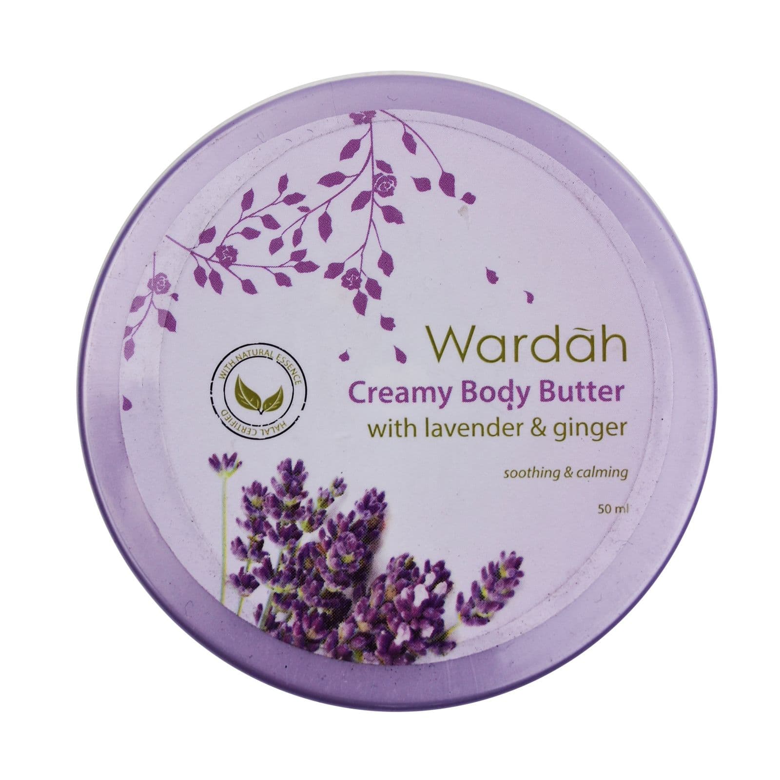 Wardah Creamy Body Butter Lavender Ginseng Pot 50 ml – 1