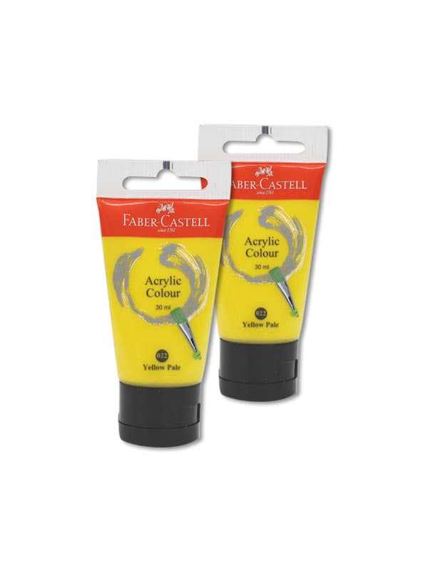 Faber Castell Cat Akrilik 30 ml Kuning Pucat – 1