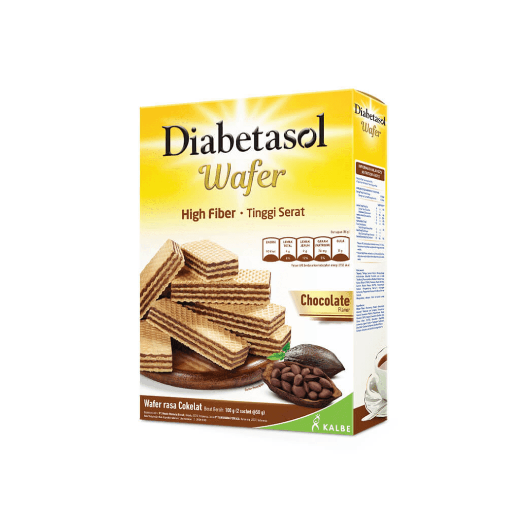 Diabetasol Wafer Cokelat 2 x 50 gr – 1