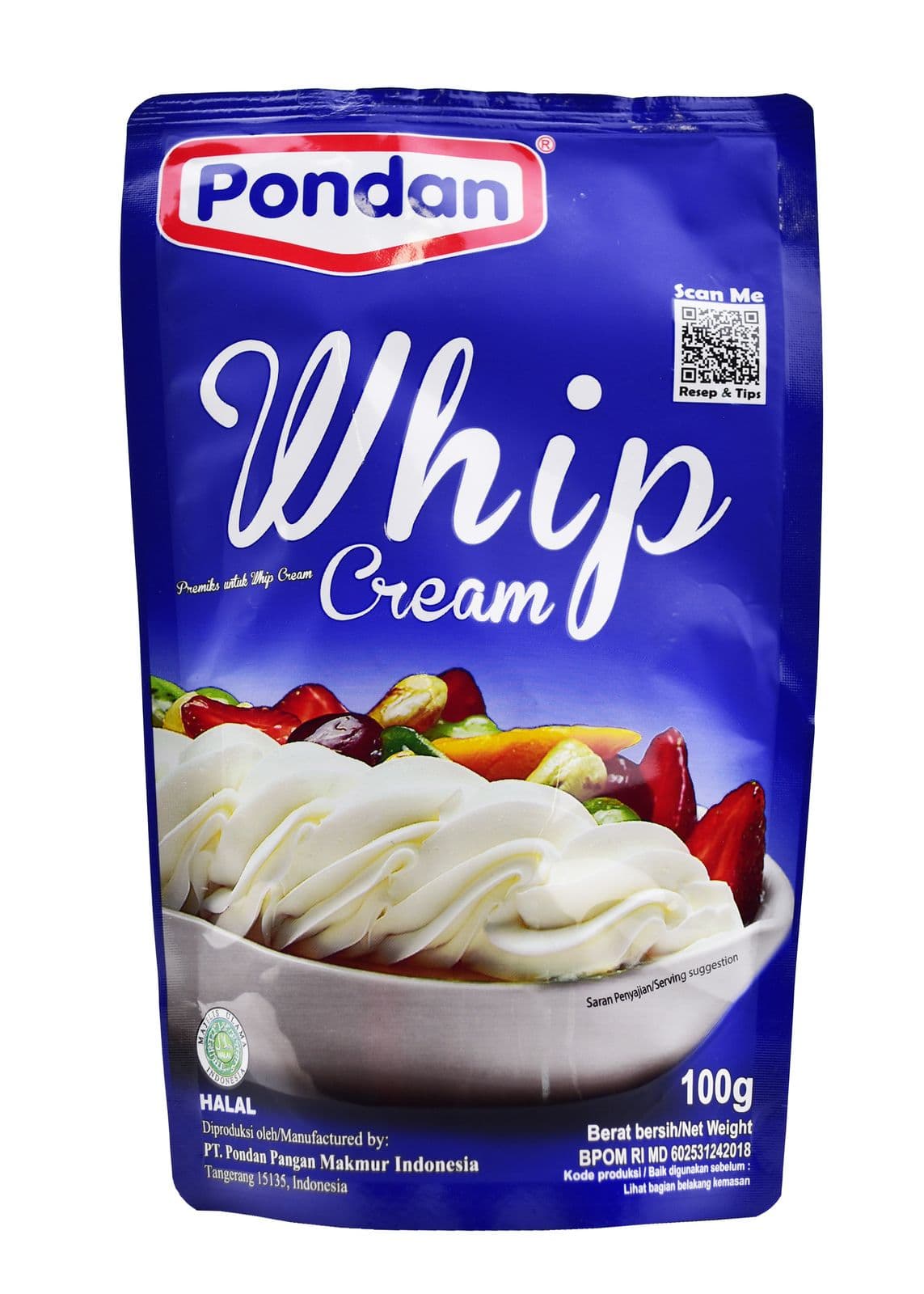 Pondan Whip Cream 100 gr – 1