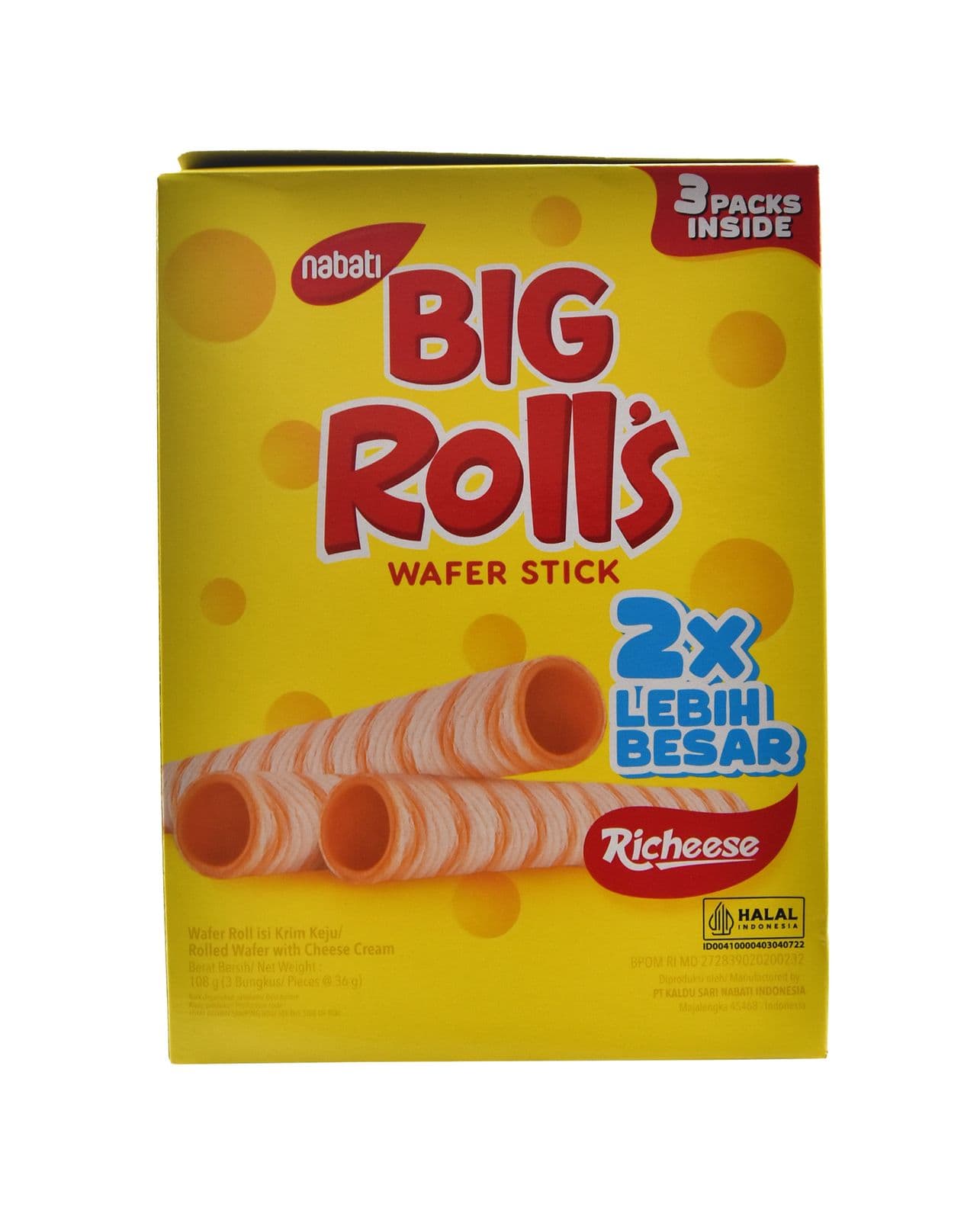 Nabati Big Rolls Richeese 108 gr – 1
