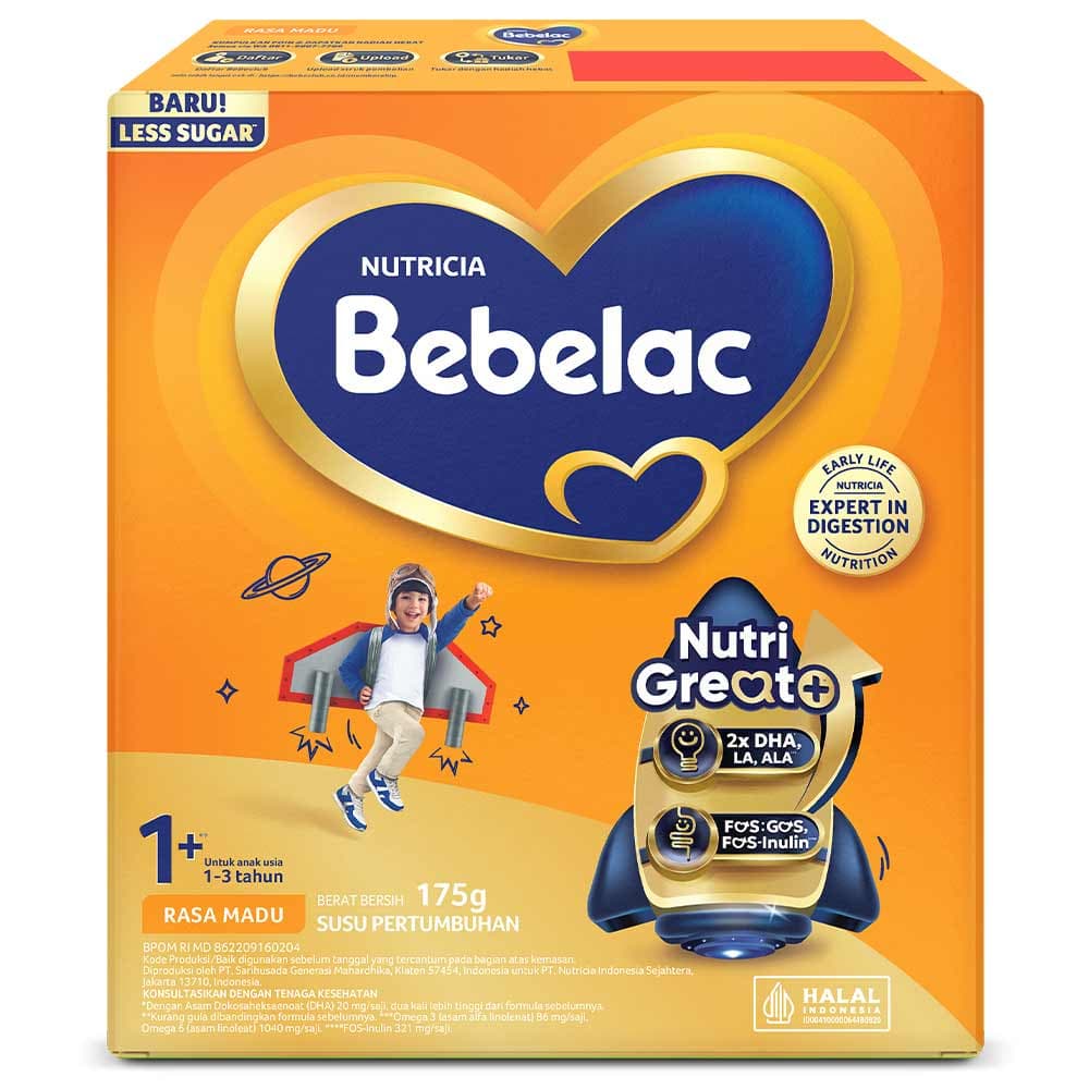Bebelac Nutri Great Umur 1+ Madu 175 gr – 1