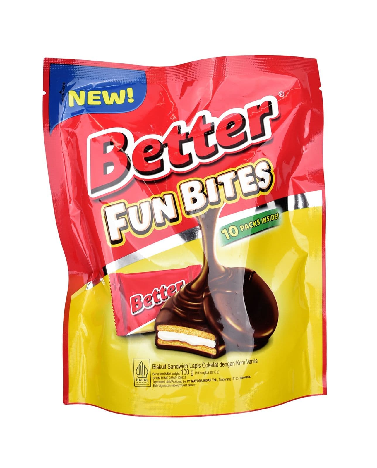 Better Funbites Cokelat Vanila Pouch 100 gr – 1