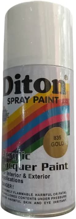Diton Spray Paint Acrylic 835 Gold 300 Cc – 1