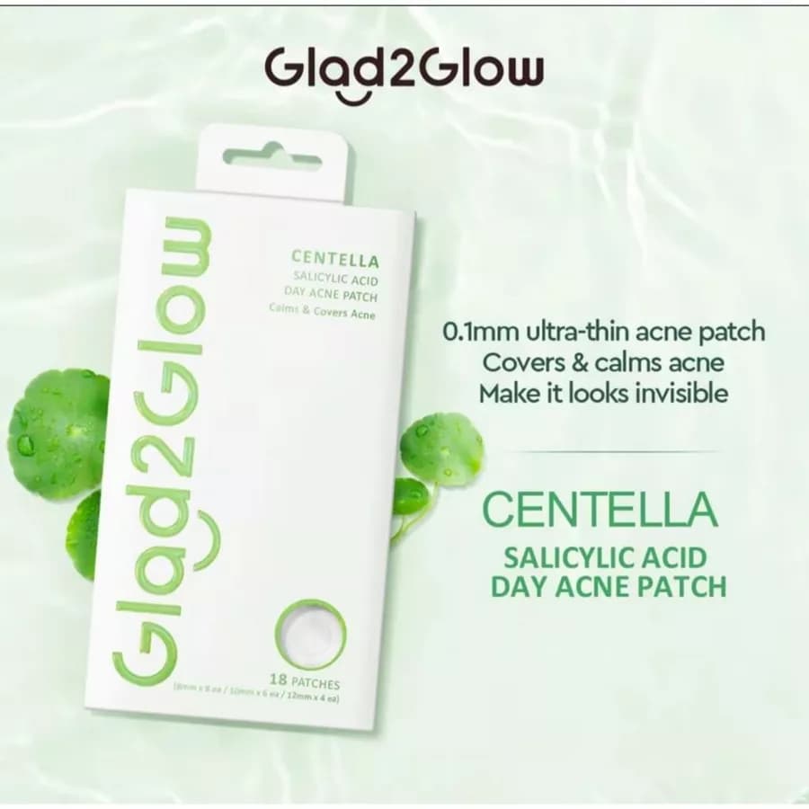 Glad 2 Glow Centella Salicylic Acid Day Acne Patch 12 Lembar – 1