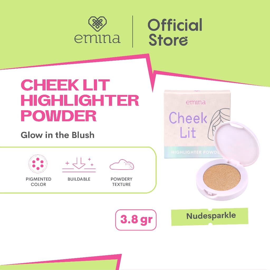 Emina Cheek Lit Highlight Powder Nude Sparkle 3,8 gr – 1