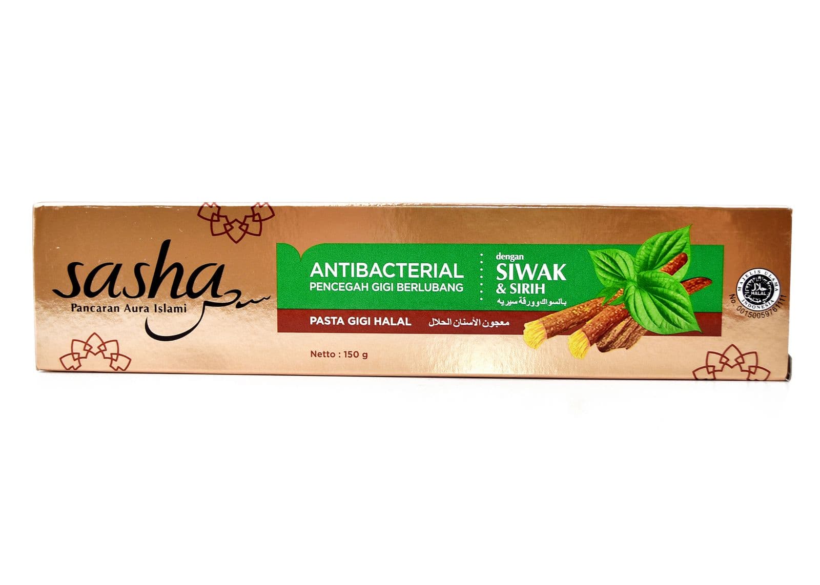 Sasha Pasta Gigi Antibakteri 150 gr – 1