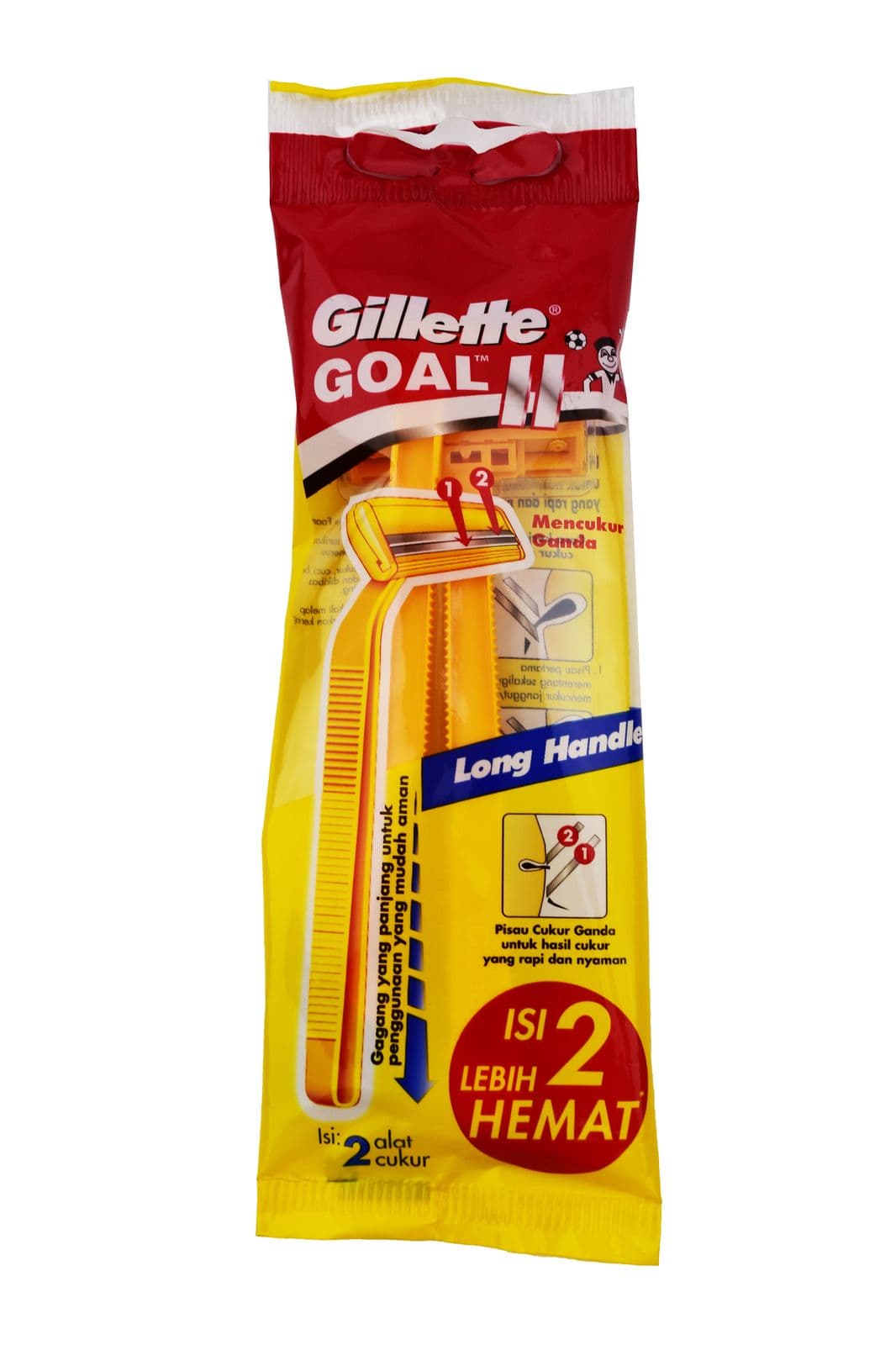 Gillette Goal II Long Handle Isi 2 Pcs – 1