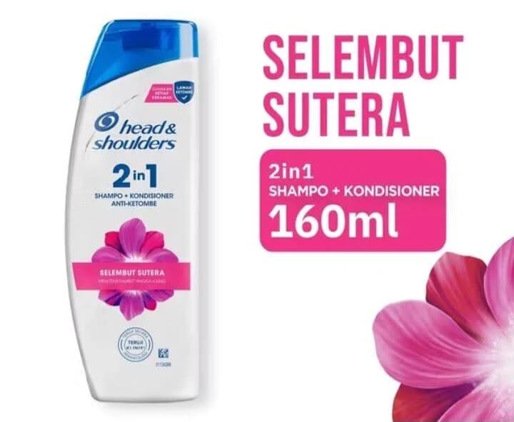 Head & Shoulders Shampo 2in1 Selembut Sutera 160 ml – 1