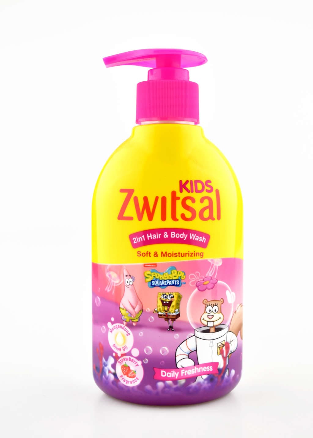 Zwitsal Kids 2in1 Pink Soft Moisturizing 280 ml – 1