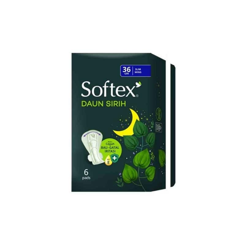Softex Daun Sirih Slim Wing 36 cm 6 pads – 1