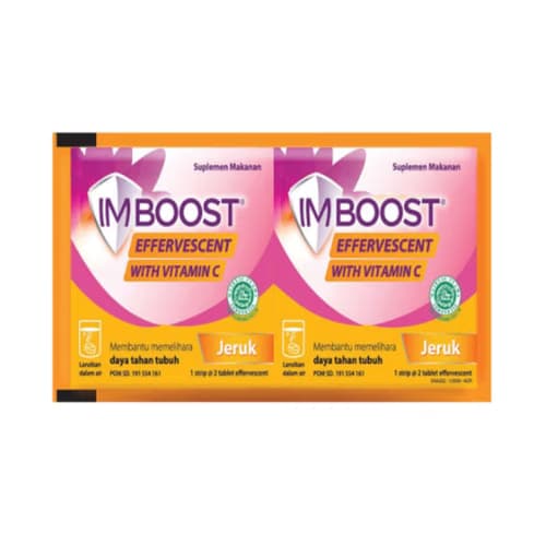 Imboost Effervescent  Rasa Jeruk 2 Tablet – 1