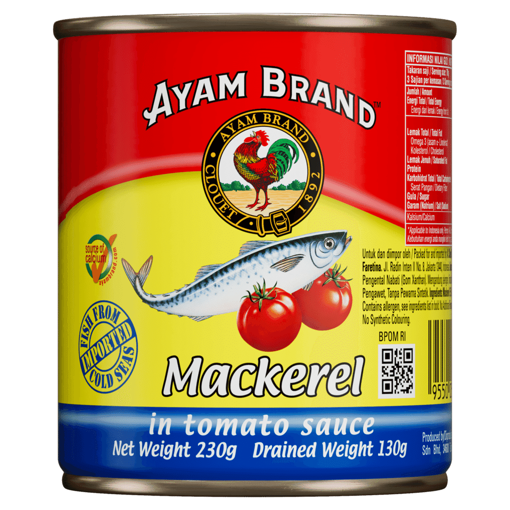 Ayam Brand Ikan Mackerel Bulat Buffet 230 gr – 1