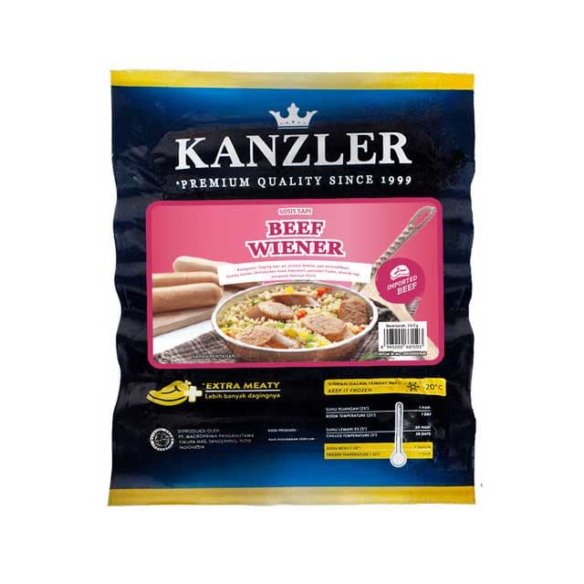 Kanzler Sosis Wiener Sapi 360 gr – 1