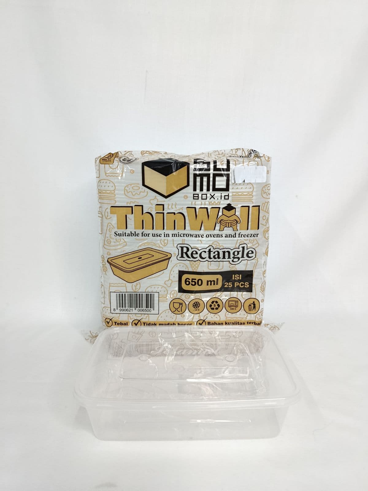 Sumo Thinwall Persegi Panjang 650 ml Isi 25 pcs – 1