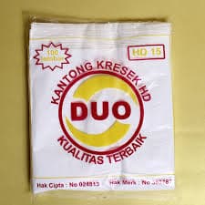 Duo Plastik Kresek Putih Ukuran 15 – 1