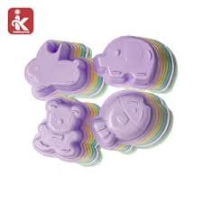 Indokurnia Cetakan Agar-agar Bentuk Binatang Isi 4 Warna Pastel – 1