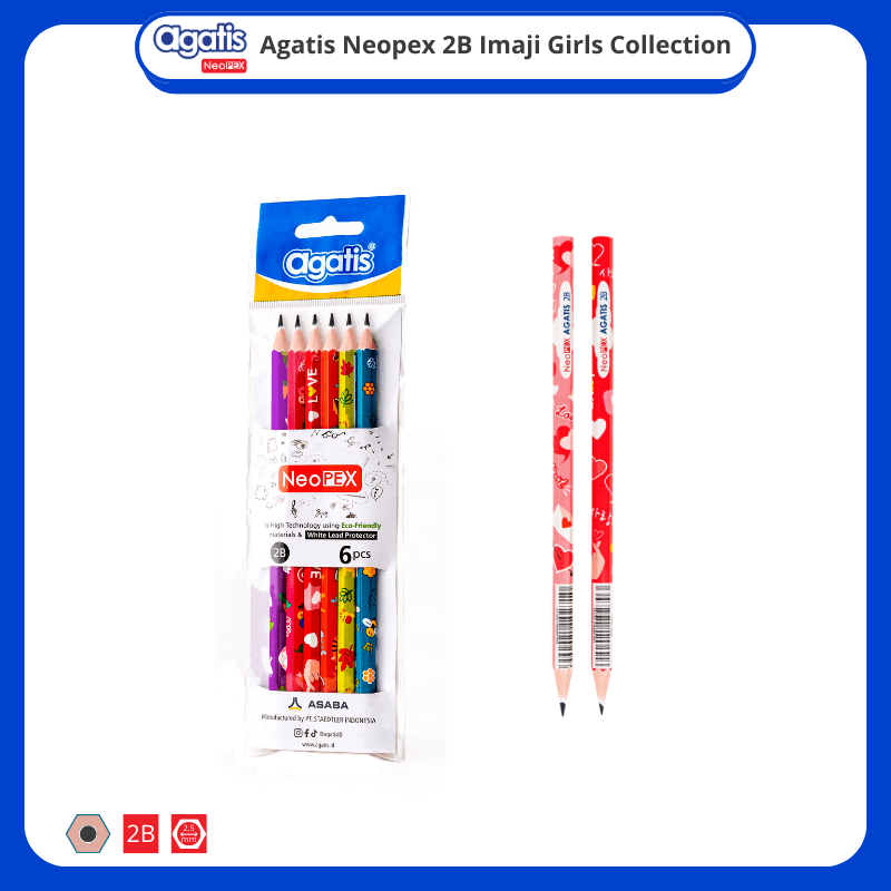 Agatis Pensil 2B Imajiku Girls 2BWG-6O01 – 1