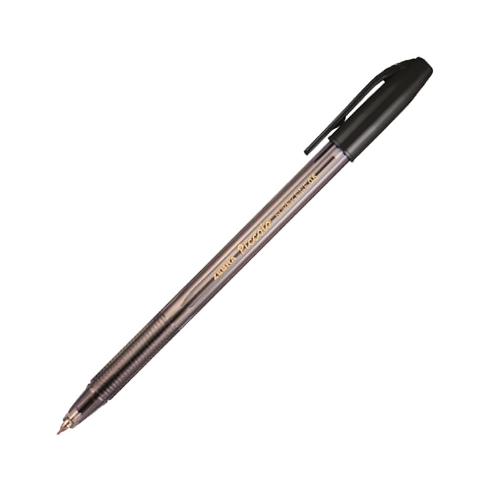Zebra Piccolo Semi Gel Hitam 0,55 mm Set 2 – 1