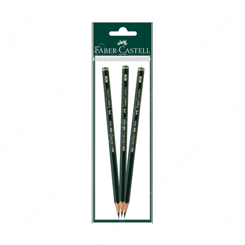 Faber-Castell Pensil 2B Set 3 pcs – 1