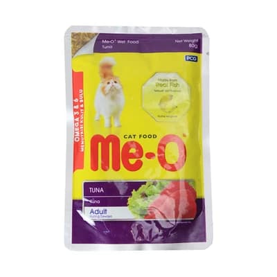 Me-O Pouch Makanan Kucing adult Tuna 80 gr – 1