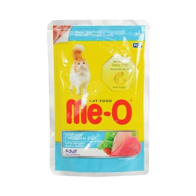 Me-O Pouch Kucing Tuna Ayam 80 gr – 1