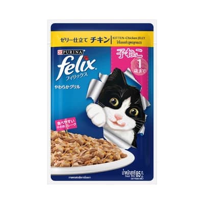 Felix Kitten Makanan kucing Ayam 85 gr – 1