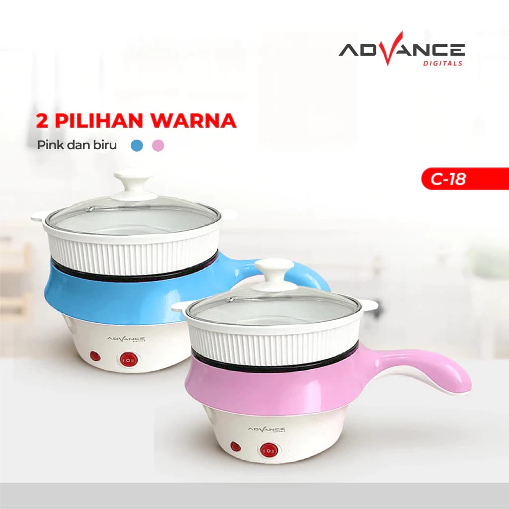 Advance Steamer Cooker C18 Biru-Pink – 1