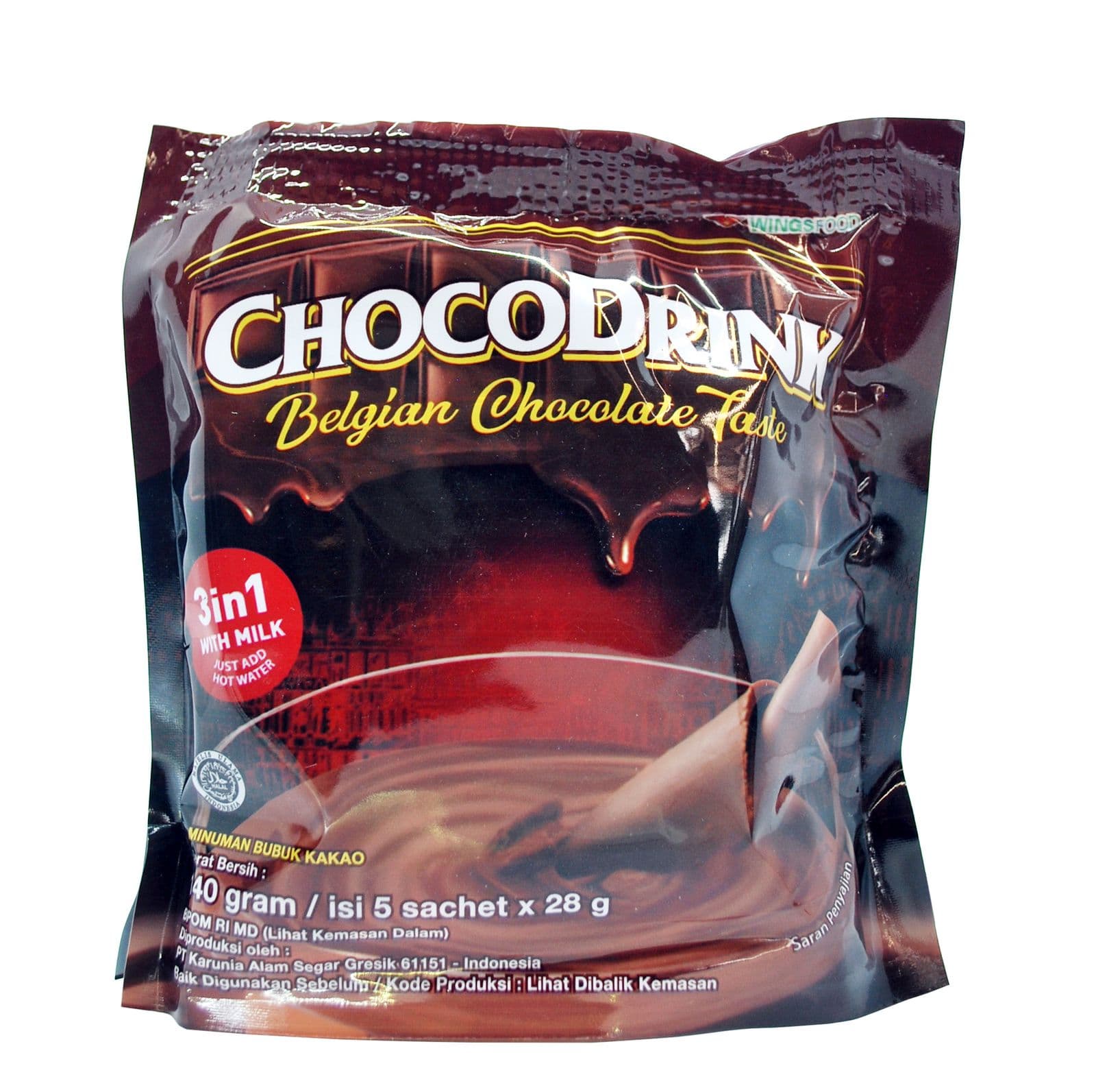 Chocodrink Belgian Chocolate Taste 28 gr x 3 Sachet – 2