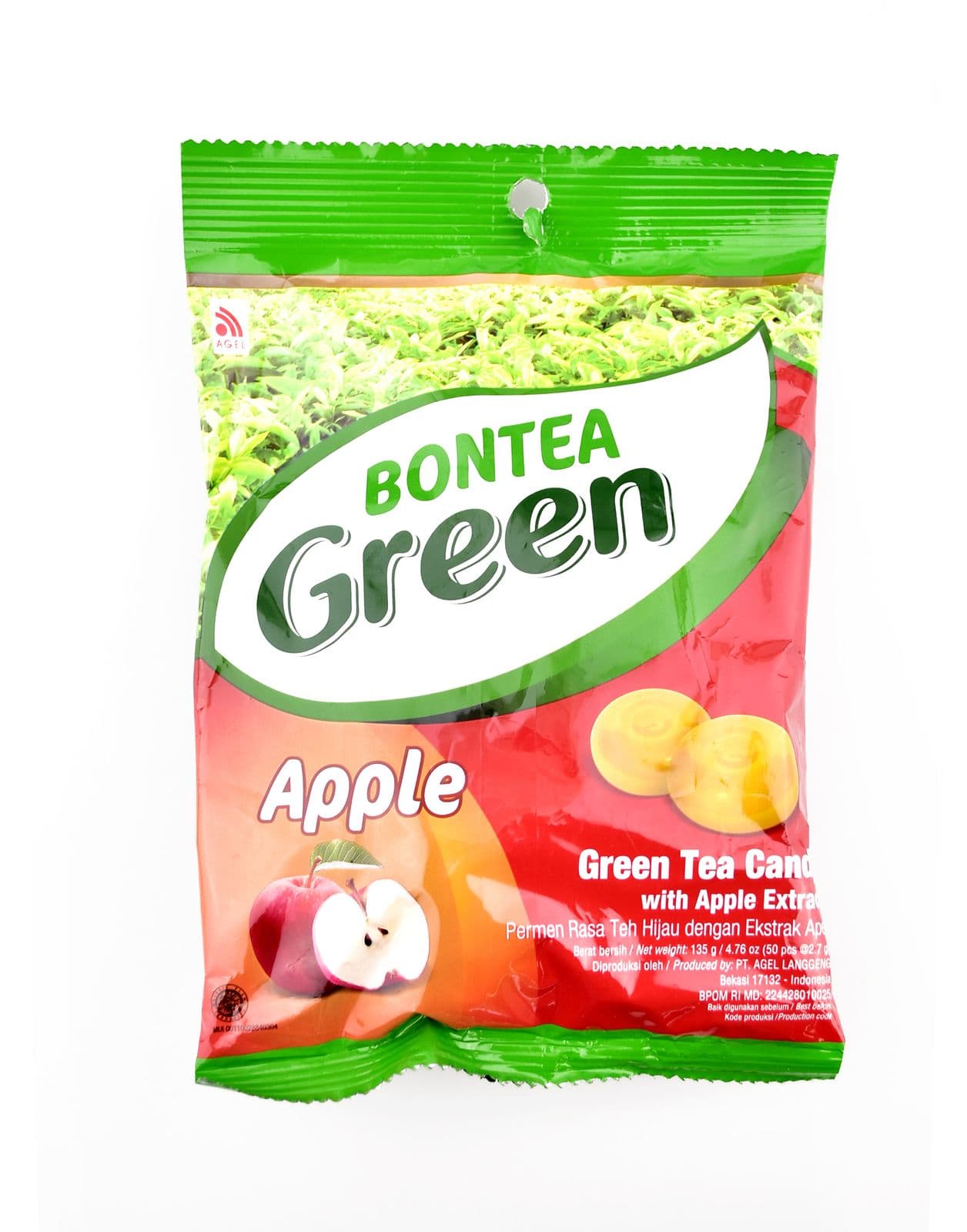 Bontea Green Permen Rasa Teh Hijau Dengan Ekstrak Apple 27 gr x 50 Pcs – 1