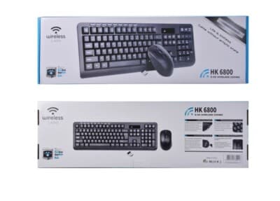 Zigsco Keyboard Mouse Wireless HK6800 – 1