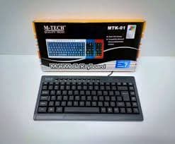 M-Tech Keyboard Mini Multimedia MT-01 Hitam – 1