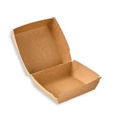 Brown Paper Kotak Burger L – 1