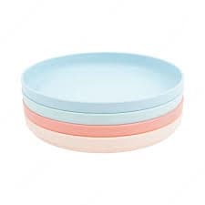 Piring Bundar Pastel Warna Mix 25 cm – 1