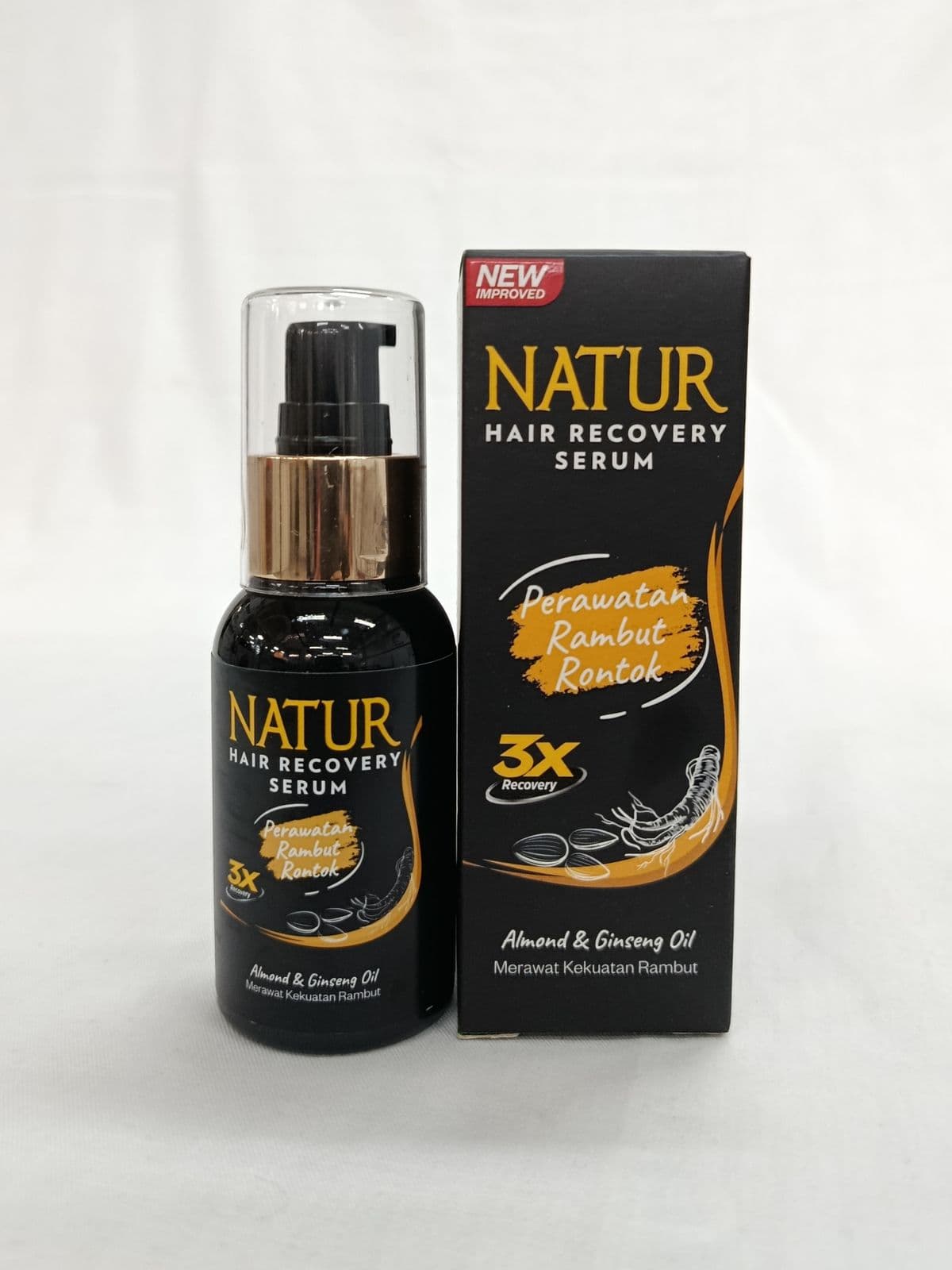 Natur H Serum Recovery Almond Ginseng 60 ml – 1