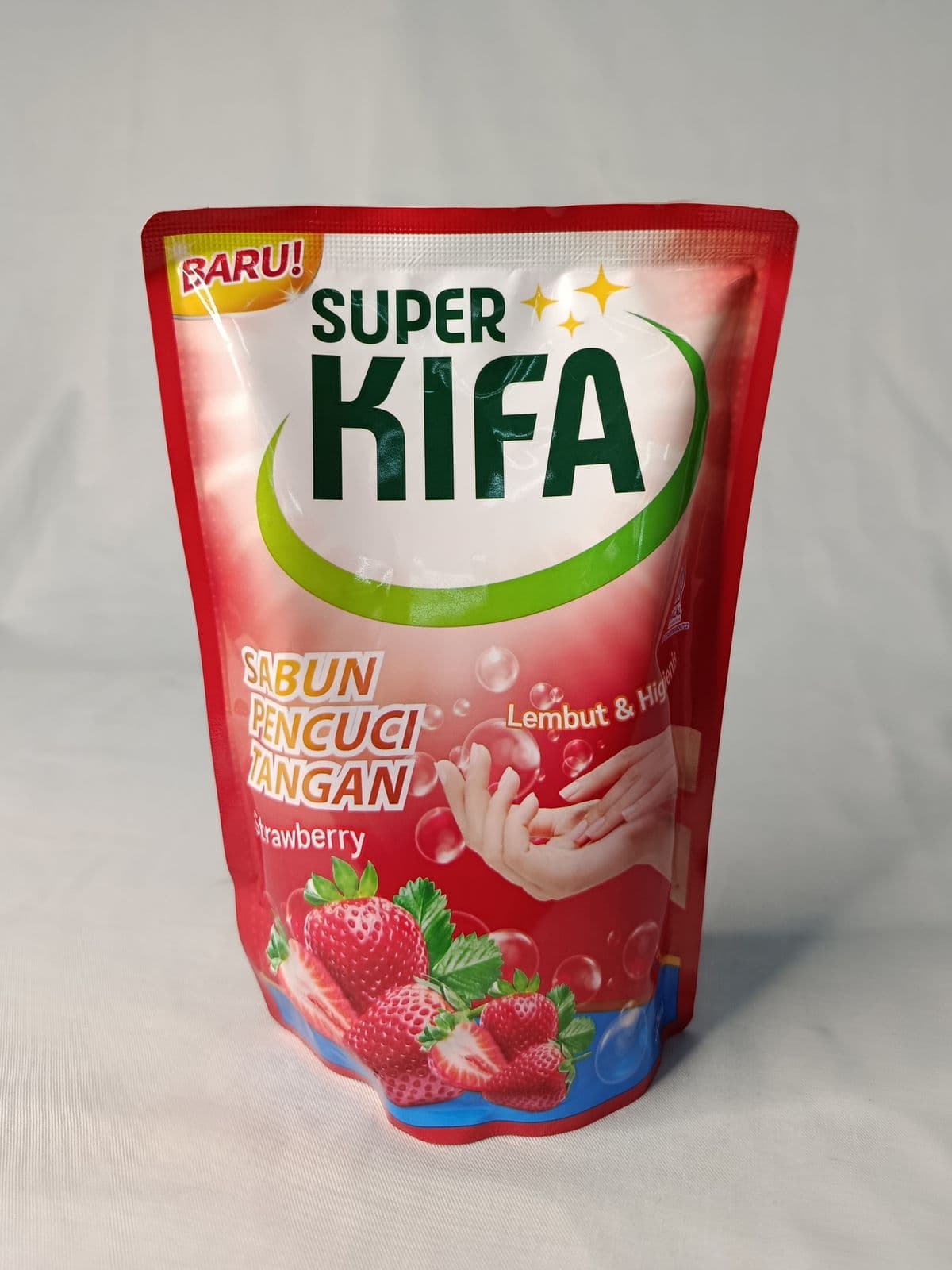 Superkifa Sabun Cuci Tangan Strawberry Refill 375 ml – 1